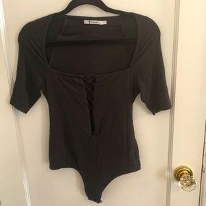 T by Alexander Wang Black Bodysuit